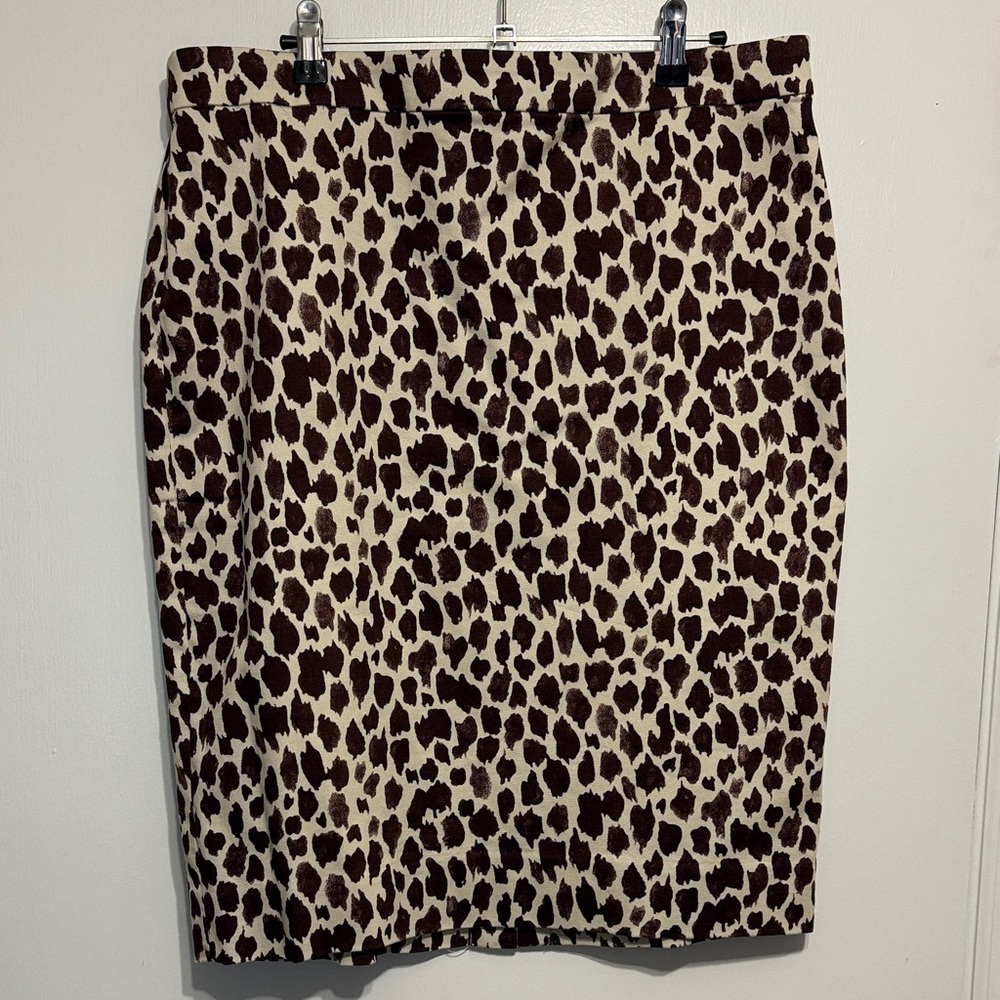 Animal Print No 2 Pencil Skirt